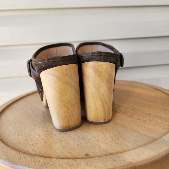 Veronica Beard Dacey heeled mules clogs - Picture 5 of 15